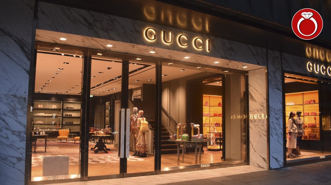 Warrior Fully Glazed Shop Front & Double Swing Doors for Gucci