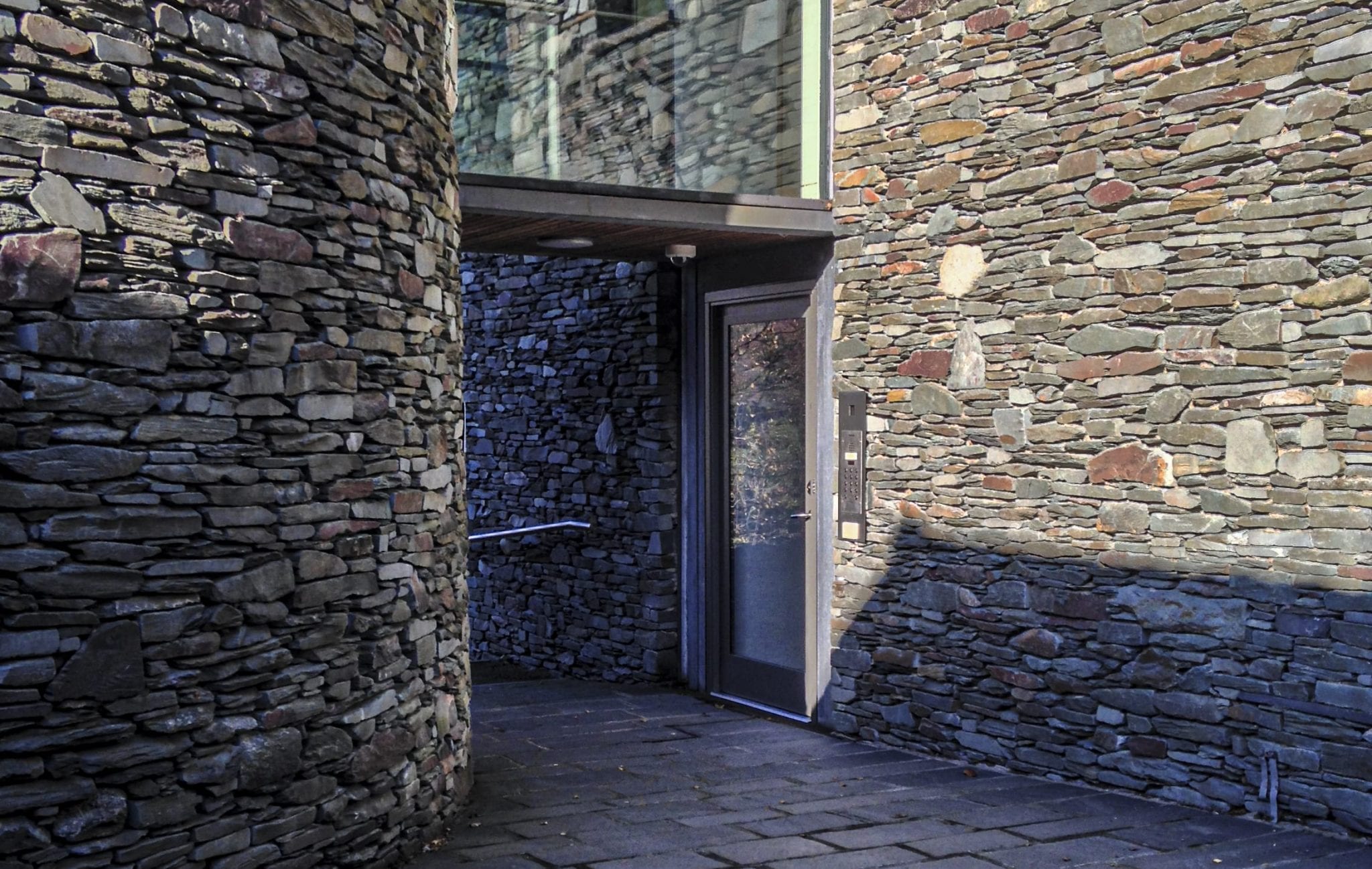 Fully Glazed High Security Warrior Swing Door at Wordsworth Museum