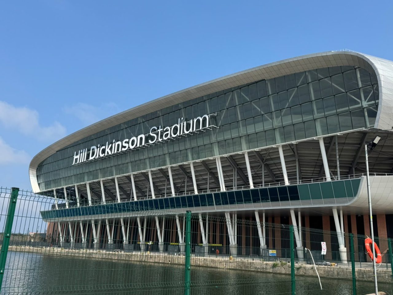 Warrior Doors rent secure display cabinet at Hill Dickinson Stadium